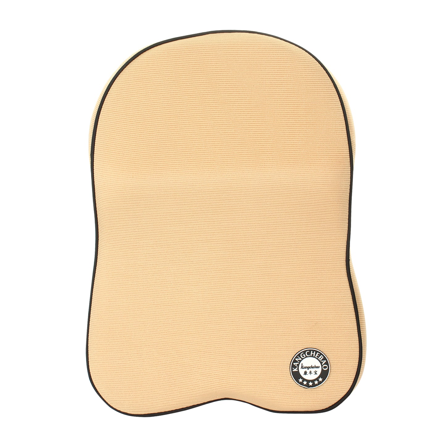 Oshotto Memory Foam, Air Fabric and Ergonomic Design Car Seat Neck Rest Cushion, Head Rest Pillow to Protect Neck & Vertebra for All Vehicles (Beige)