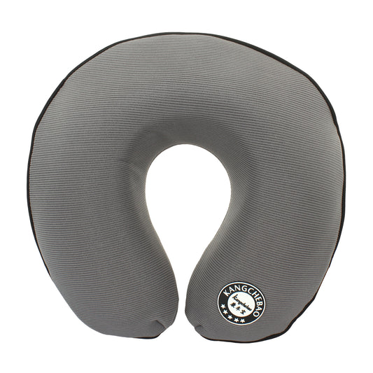 Oshotto U Shape Memory Foam Travel Car Neck Pillow for All Cars (Grey)