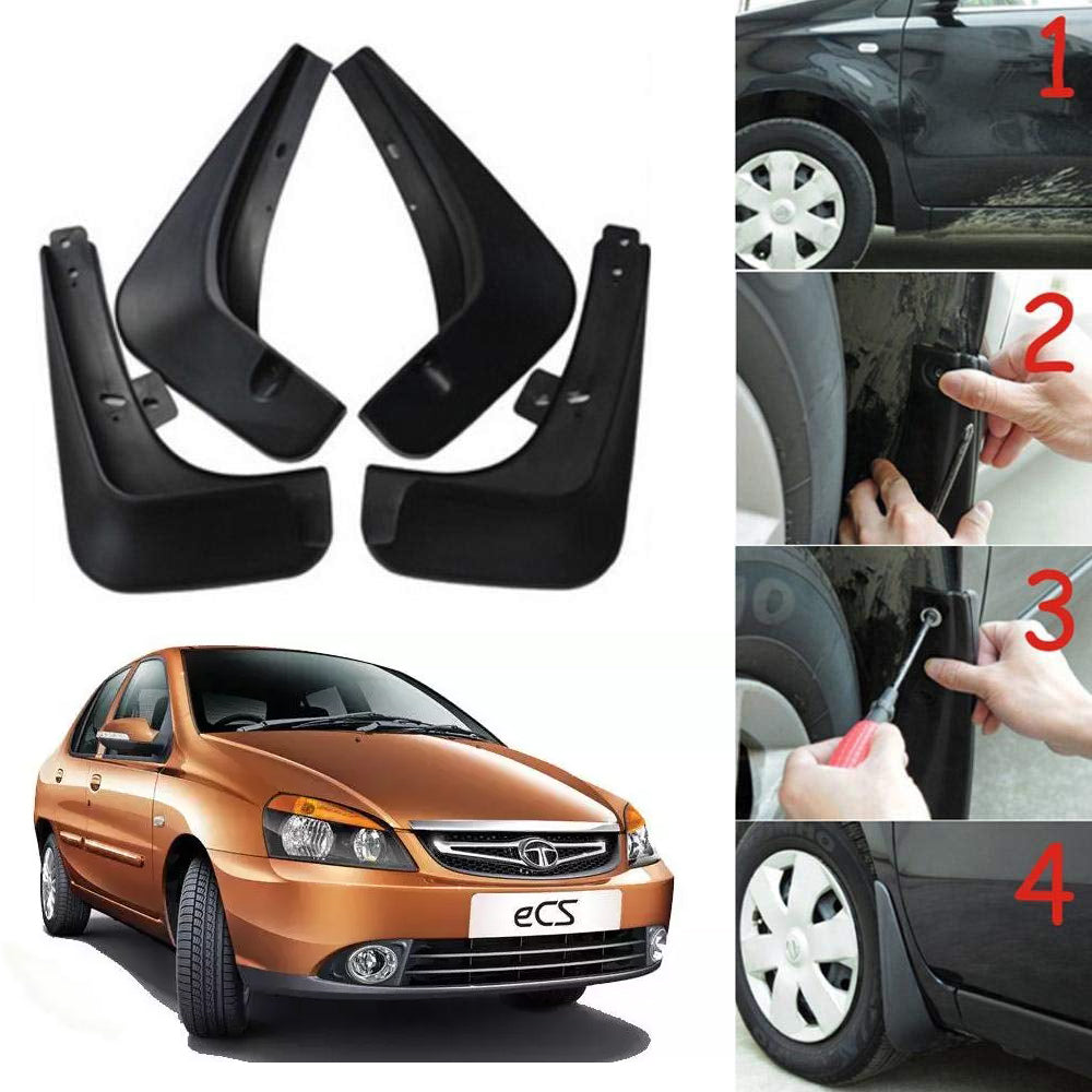Oshotto Mud Flap (O.E.M Type) For Tata Indigo ECS (Set of 4)