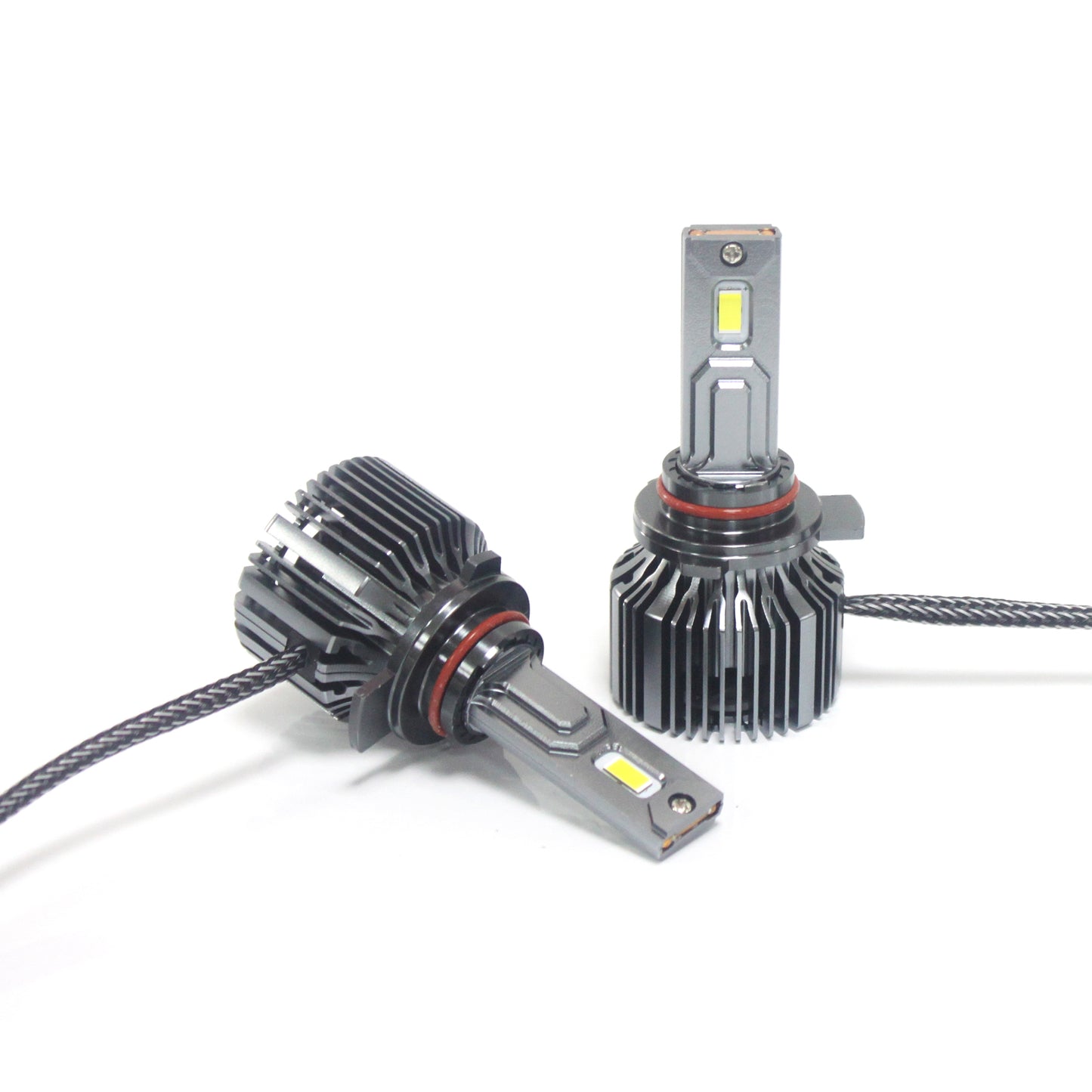 Oshotto 9012 150W High Power Car LED Bulbs 7500Lm 6500K Car Headlight Bulb Halogen Replacement - Superior Brightness, Cool White Light
