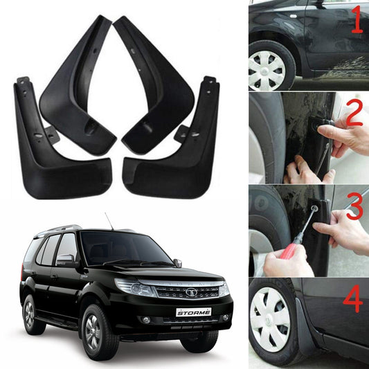 Oshotto Mud Flap (O.E.M Type) For Tata Safari Storme (Set of 4)