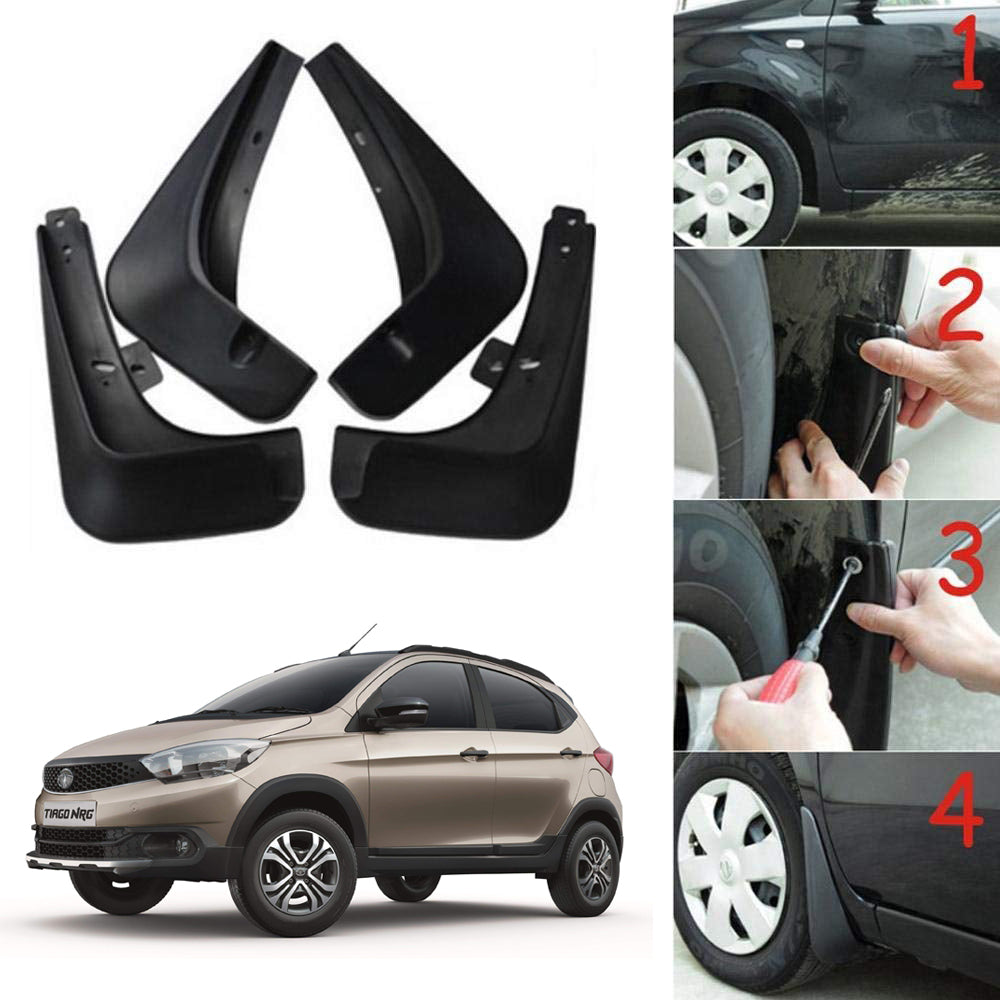 Oshotto Mud Flap (O.E.M Type) For Tata Tiago (NRG) (Set of 4)