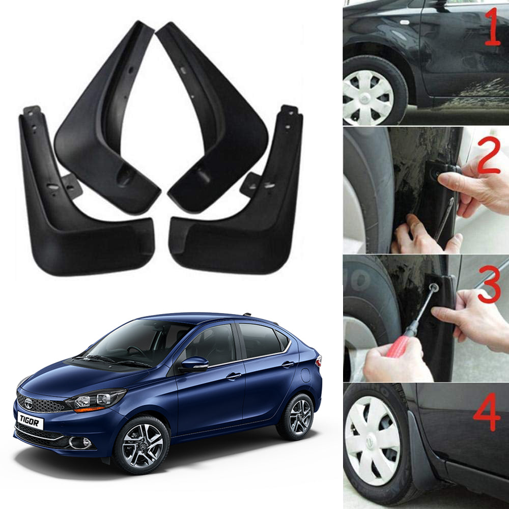 Oshotto Mud Flap (O.E.M Type) For Tata Tigor (Set of 4)