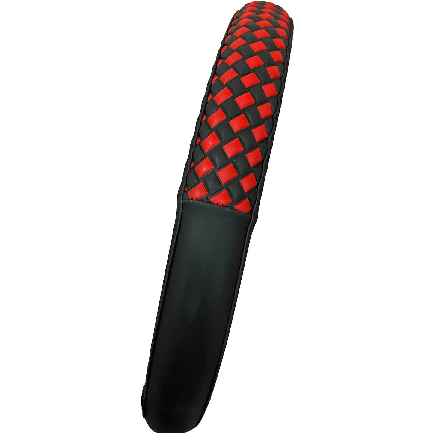 Oshotto SC-16 Fiber Leather Car Steering Cover For All Cars (Black, Red)