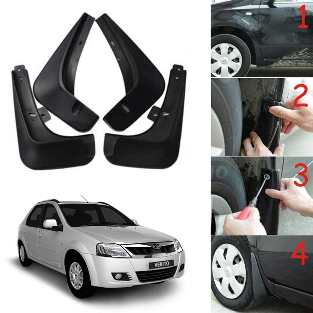 Oshotto Mud Flap (O.E.M Type) For Verito Vibe (Set of 4pc)