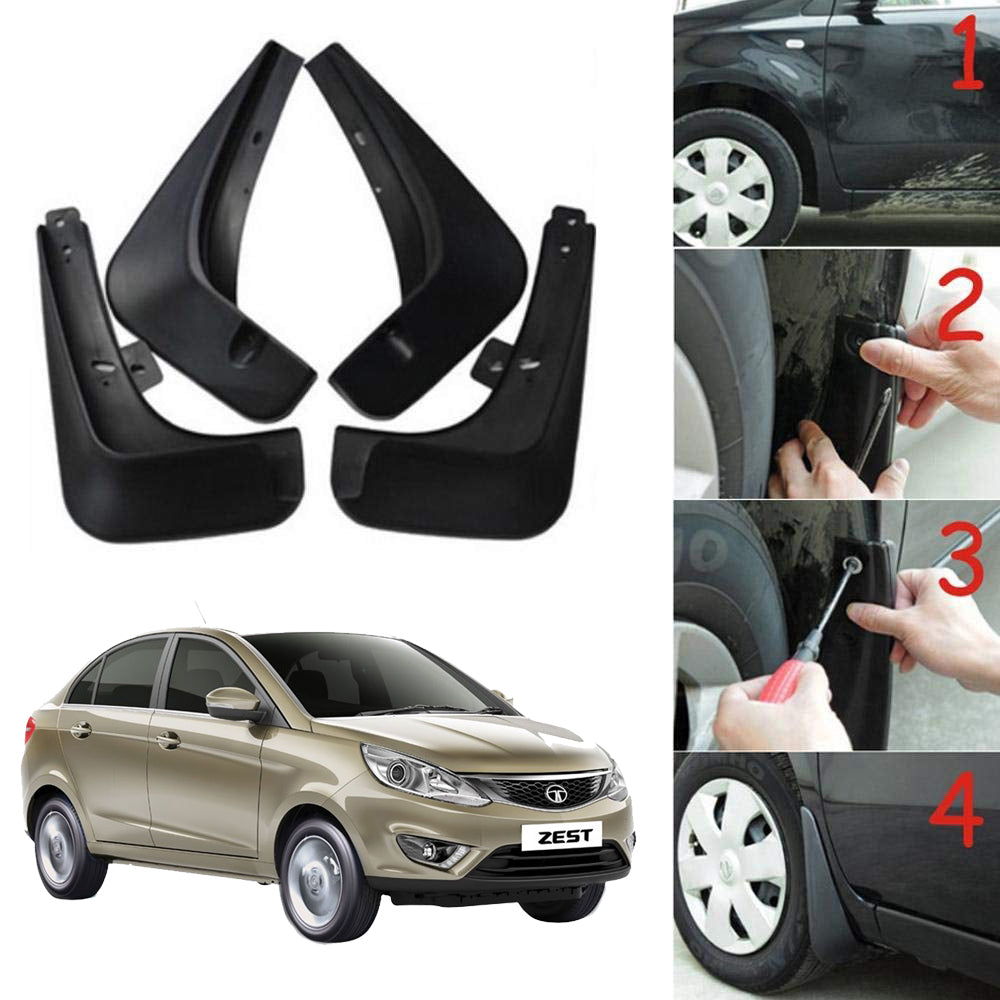 Oshotto Mud Flap (O.E.M Type) For Tata Zest (Set of 4)