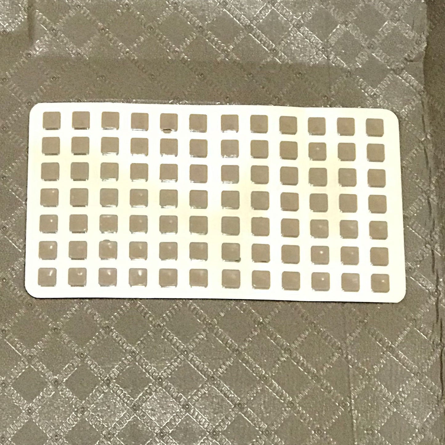 Oshotto 4D Artificial Leather Car Floor Mats For Mahindra XUV 500 - Set of 4 (Complete Mat with Third Row) - Beige