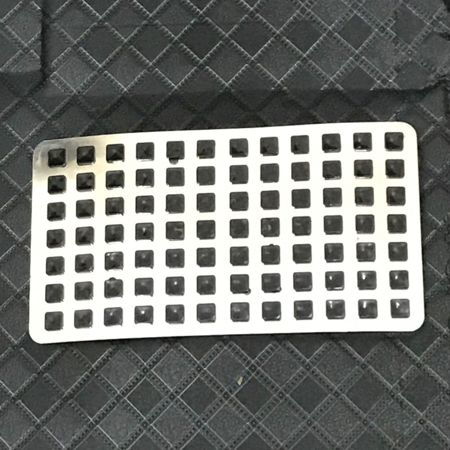 Oshotto 4D Black Car Tray Mats For Toyota Glanza All Models - Set of 3 (2 pcs Front & one Long Single Rear pc)