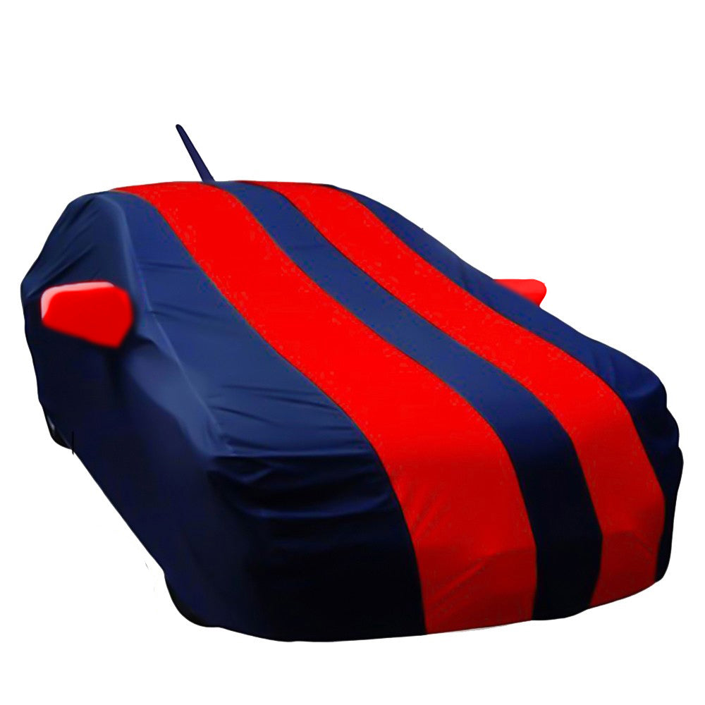 Oshotto Taffeta Car Body Cover with Mirror and Antenna Pocket For Tata Nexon ev (Red, Blue)