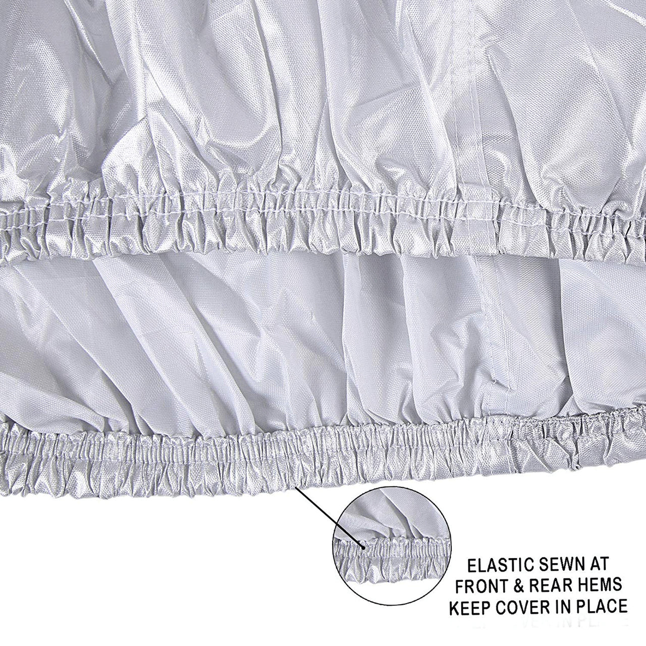 Oshotto Spyro Silver Anti Reflective, dustproof and Water Proof Car Body Cover with Mirror Pockets For Volkswagen Tiguan