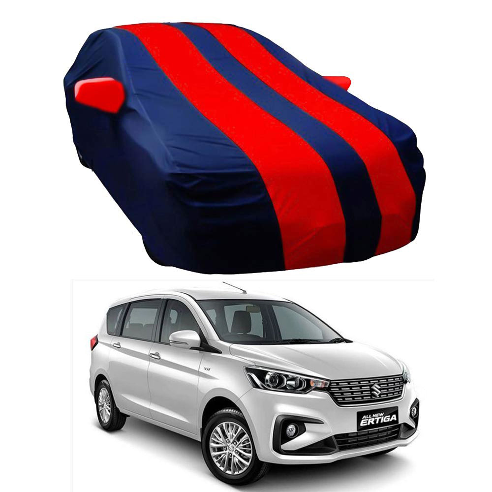 Oshotto Taffeta Car Body Cover with Mirror Pocket For Maruti Suzuki Ertiga (Red, Blue)
