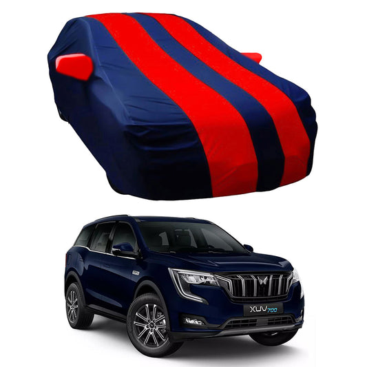 Oshotto Taffeta Car Body Cover with Mirror Pocket For Mahindra XUV-700
