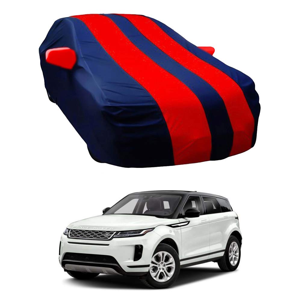 Oshotto Taffeta Car Body Cover with Mirror Pocket For Rangerover Evoque (Red, Blue)