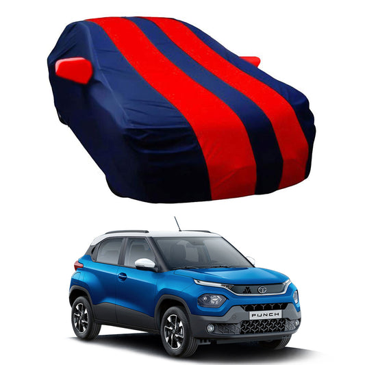 Oshotto Taffeta Car Body Cover with Mirror Pocket For Tata Punch