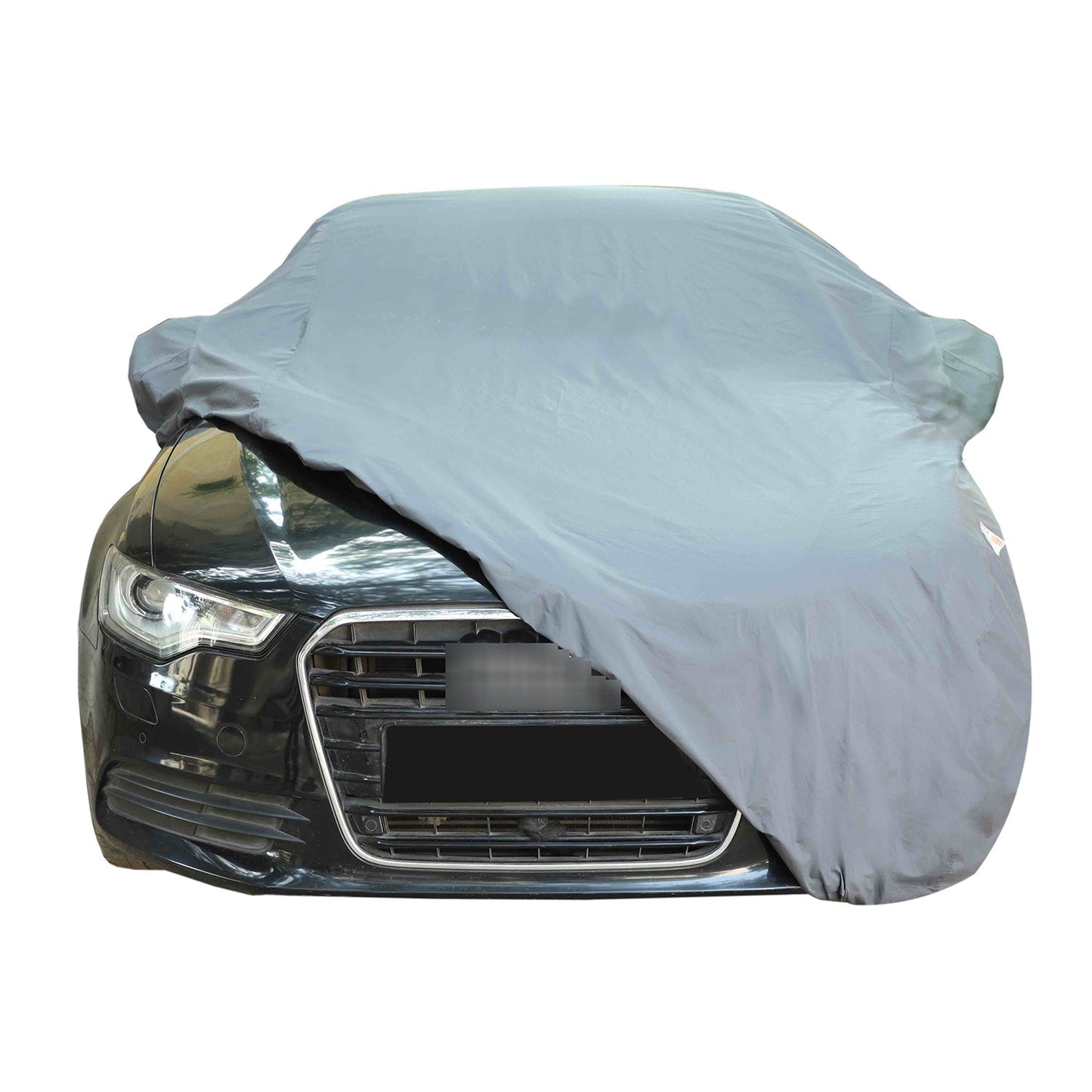 Oshotto Dark Grey 100% Anti Reflective, dustproof and Water Proof Car Body Cover with Mirror Pockets For Toyota Corolla