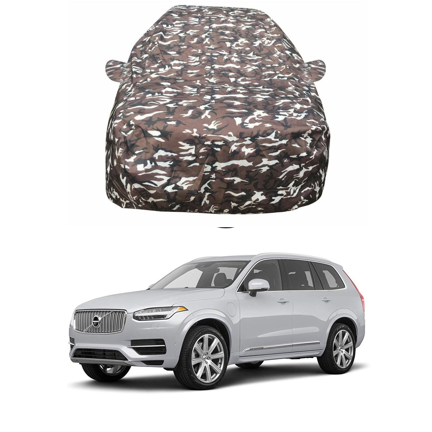 Oshotto Ranger Design Made of 100% Waterproof Fabric Car Body Cover with Mirror Pockets For Volvo XC90/V90