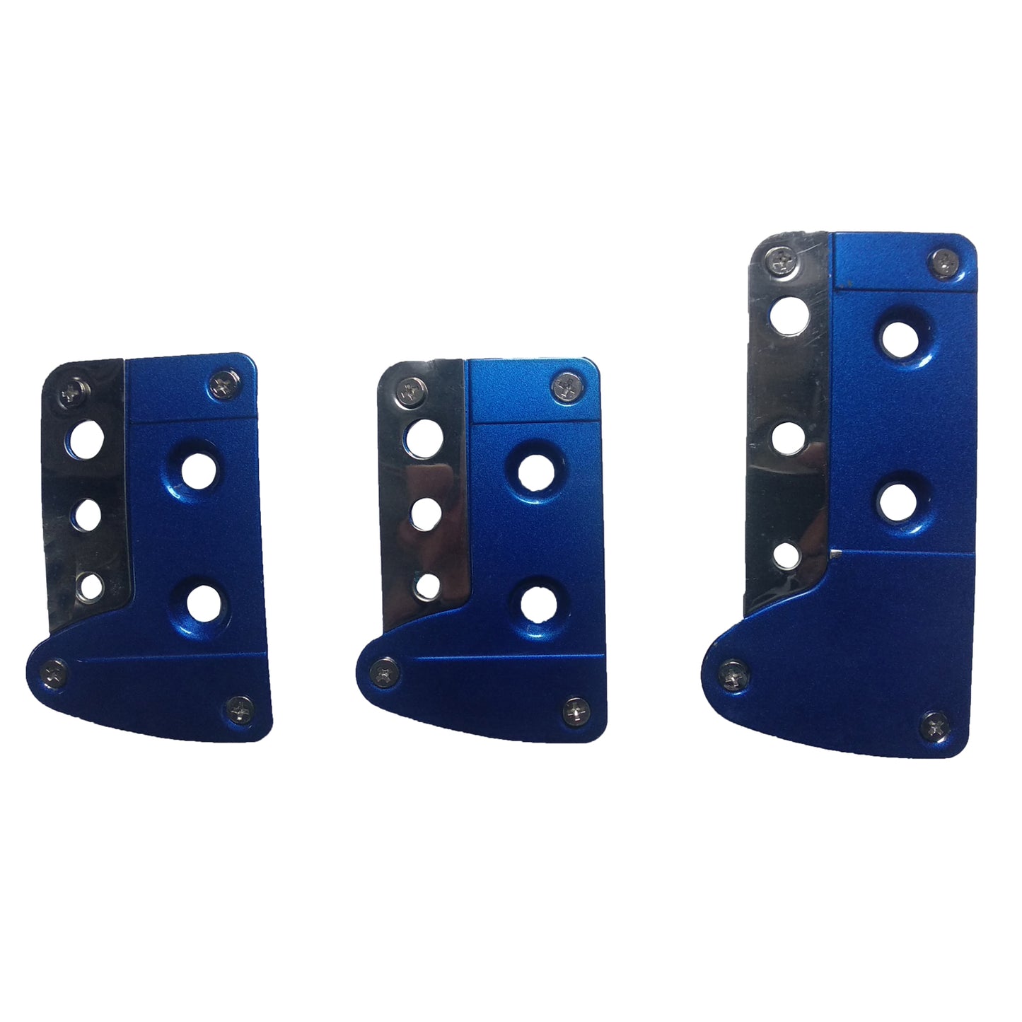 Oshotto 3 Pcs Non-Slip Manual CS-036 Car Pedals Kit Pad Covers Set for All Cars (Blue)