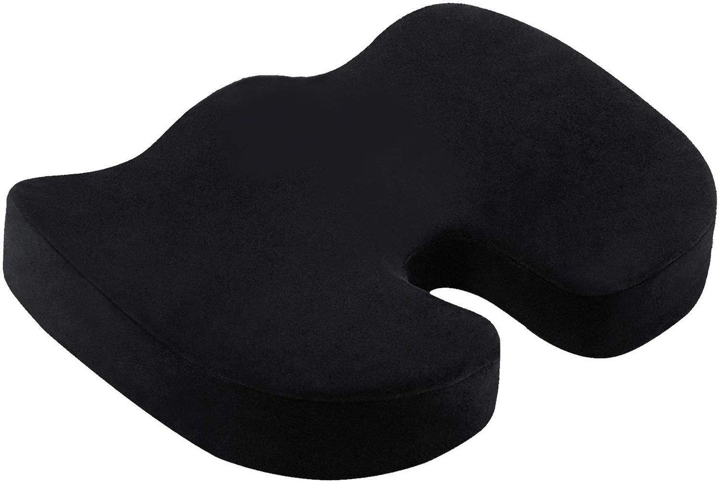 Oshotto Orthopedic Memory Foam Coccyx Seat Cushion for Tailbone, Sciatica Pain Relief Hip Support For Office, Cars, Chair