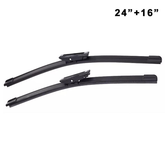 Oshotto Frameless (O.E.M Type) Wiper Blades Compatible with Renault Fluence (24" / 16")
