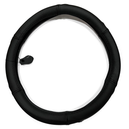 Oshotto SC-003-A Leather Car Steering Cover - Black