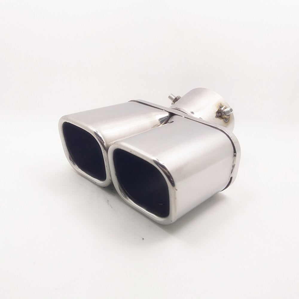 Oshotto Stainless Steel SS-010 Car Exhaust Muffler Silencer Cover (Chrome)