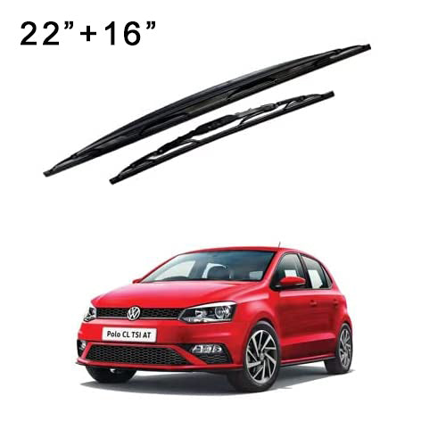 Oshotto Frameless (O.E.M Type) Wiper Blades Compatible with Volkswagen Polo (24"/16")