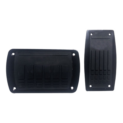 Oshotto 2 Pcs SC-052 Non-Slip Automatic Transmission Car Pedals Kit Pad Covers Set for All Cars (Black)