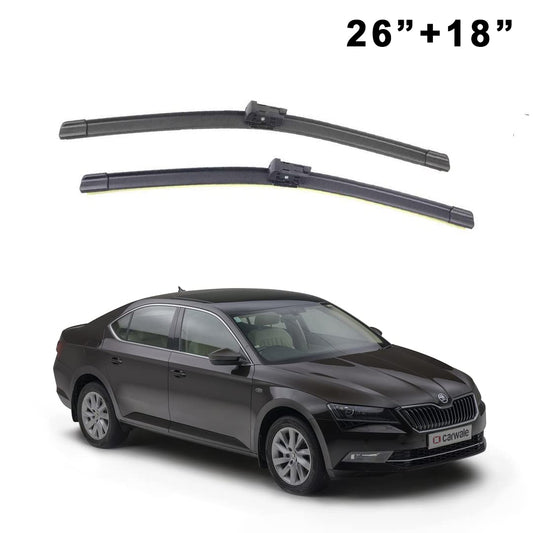 Oshotto Frameless (O.E.M Type) Wiper Blades Compatible with Skoda Superb New (26" / 18")