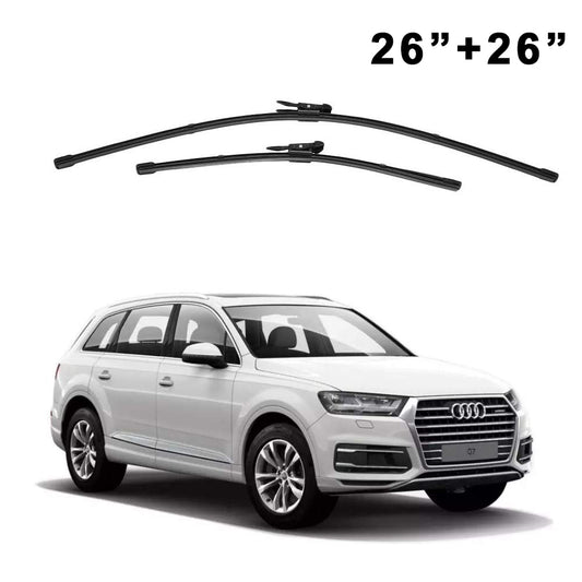 Oshotto Frameless (O.E.M Type) Wiper Blades Compatible with Audi Q7 (26" / 26")