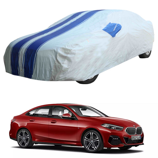 Oshotto 100% Blue dustproof and Water Resistant Car Body Cover with Mirror Pockets For BMW 2 Series