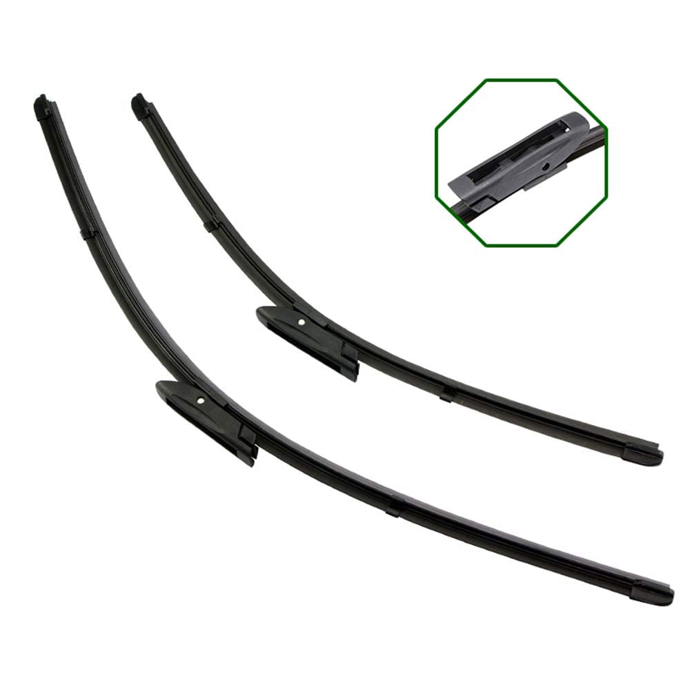 Oshotto Frameless (O.E.M Type) Wiper Blades Compatible with Renault Fluence (24" / 16")