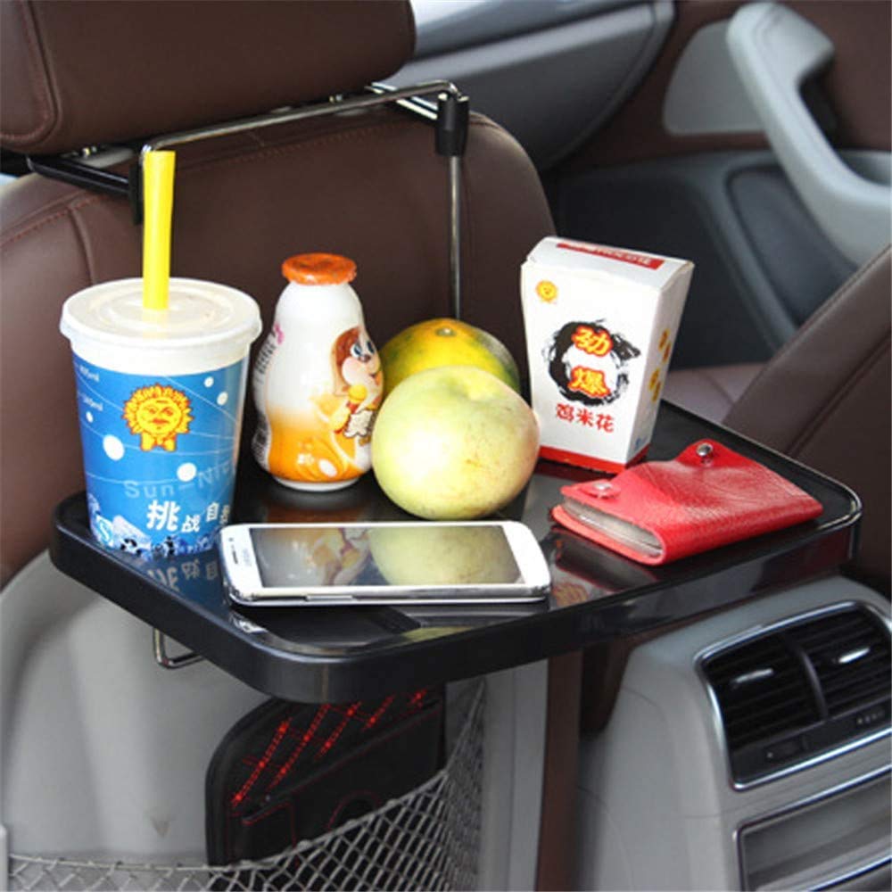 Oshotto (FT-03) Foldable Laptop Tray/Food Tray/Cup Holder Multi Functional Car Organizer for All Cars