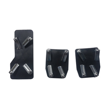 Oshotto 3 Pcs Non-Slip Manual CS-320 Car Pedals Kit Pad Covers Set for All Cars (Black)