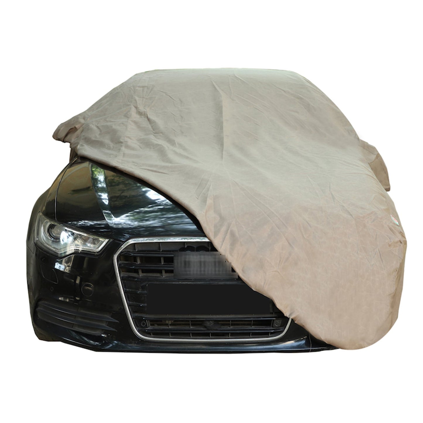 Oshotto Brown 100% Waterproof Car Body Cover with Mirror Pockets For Mahindra Verito/Verito Vibe