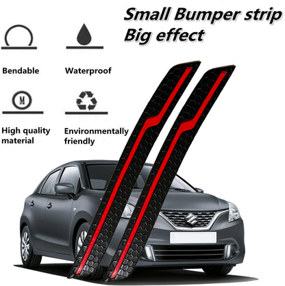 Oshotto (BP-05) Car Black Rubber Bumper Protector/Corner Moulding Compatible with All Cars (Set of 4 Pcs)