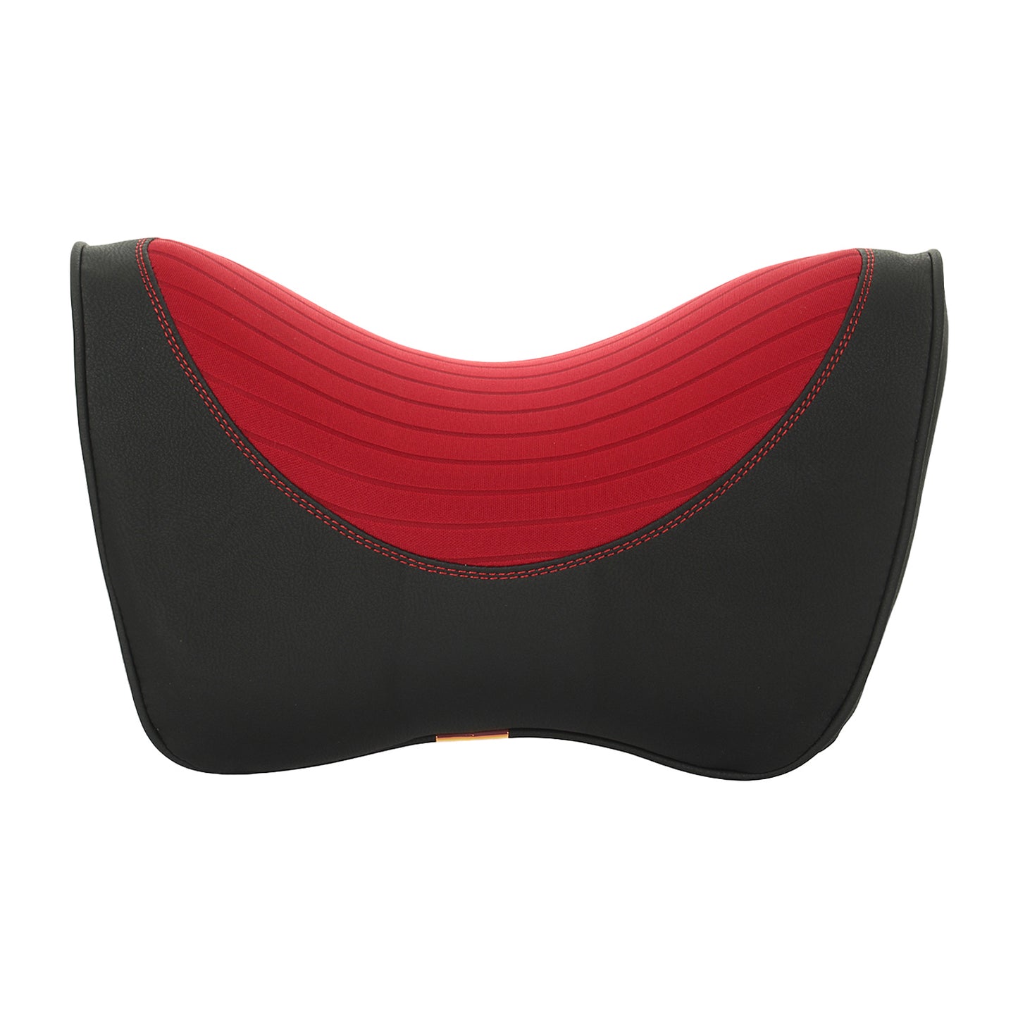 Oshotto Memory Foam (NR-05) Car Neck Rest, Neck Support for All Cars (Black, Red)