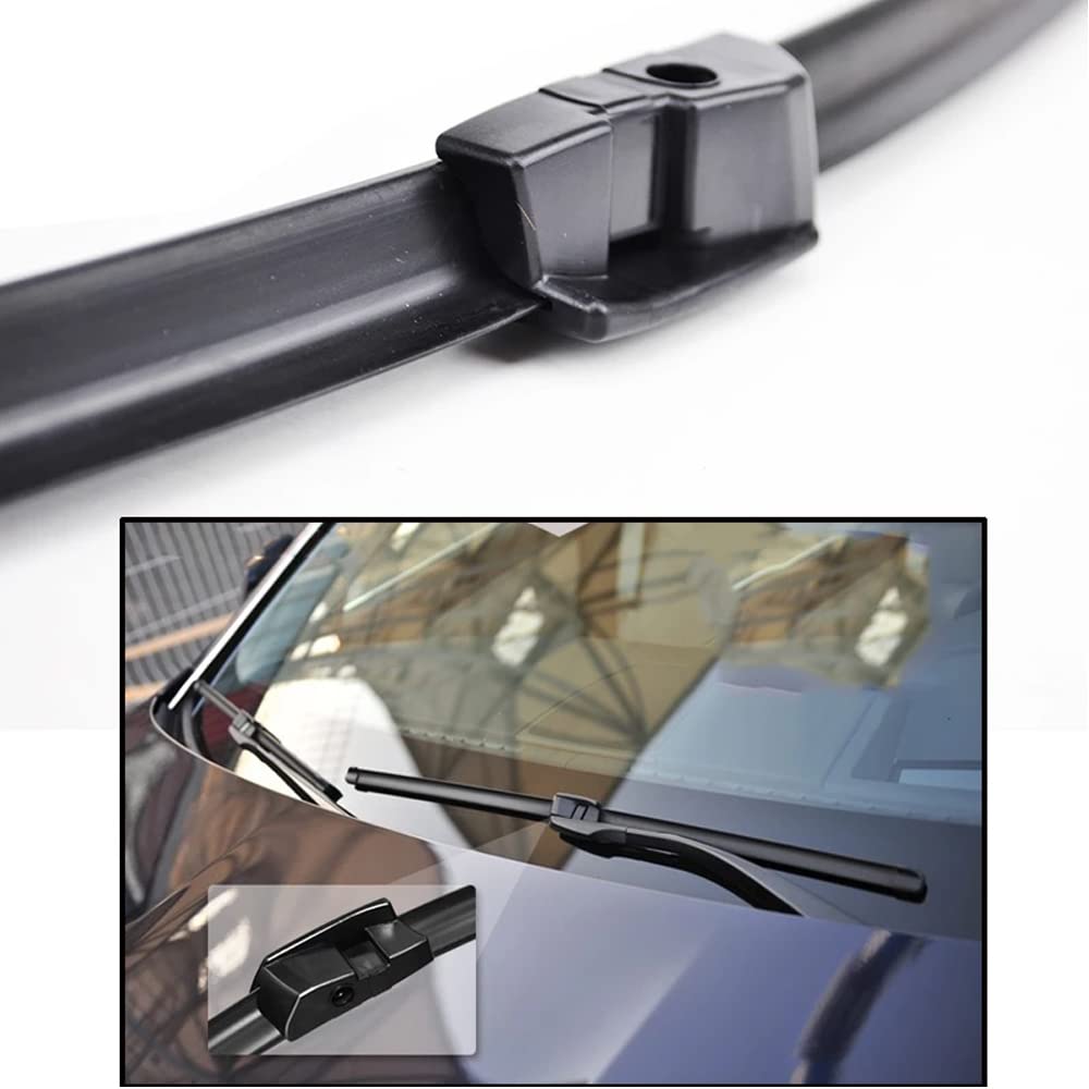 Oshotto Frameless (O.E.M Type) Wiper Blades Compatible with BMW 5 Series (26" / 18")