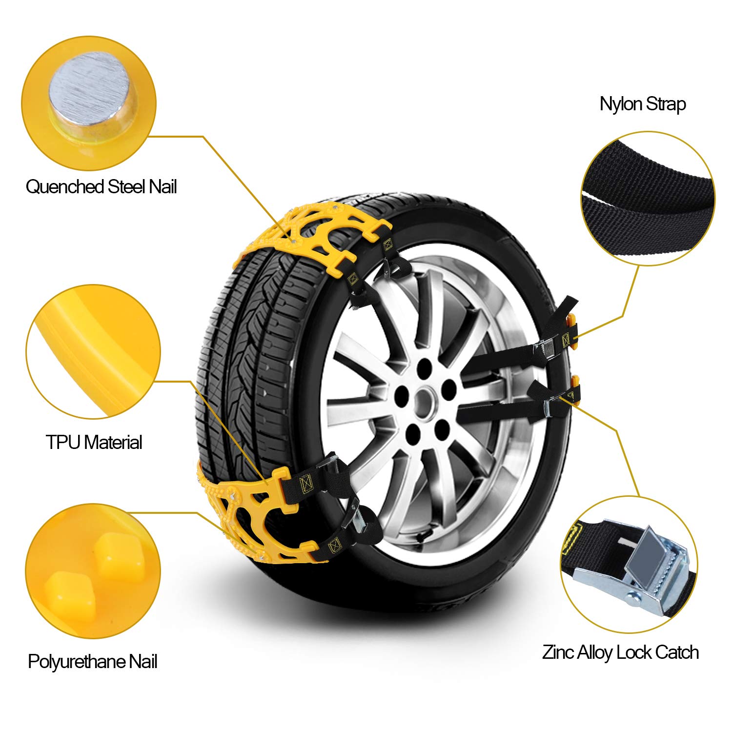 Car tire online snow chains