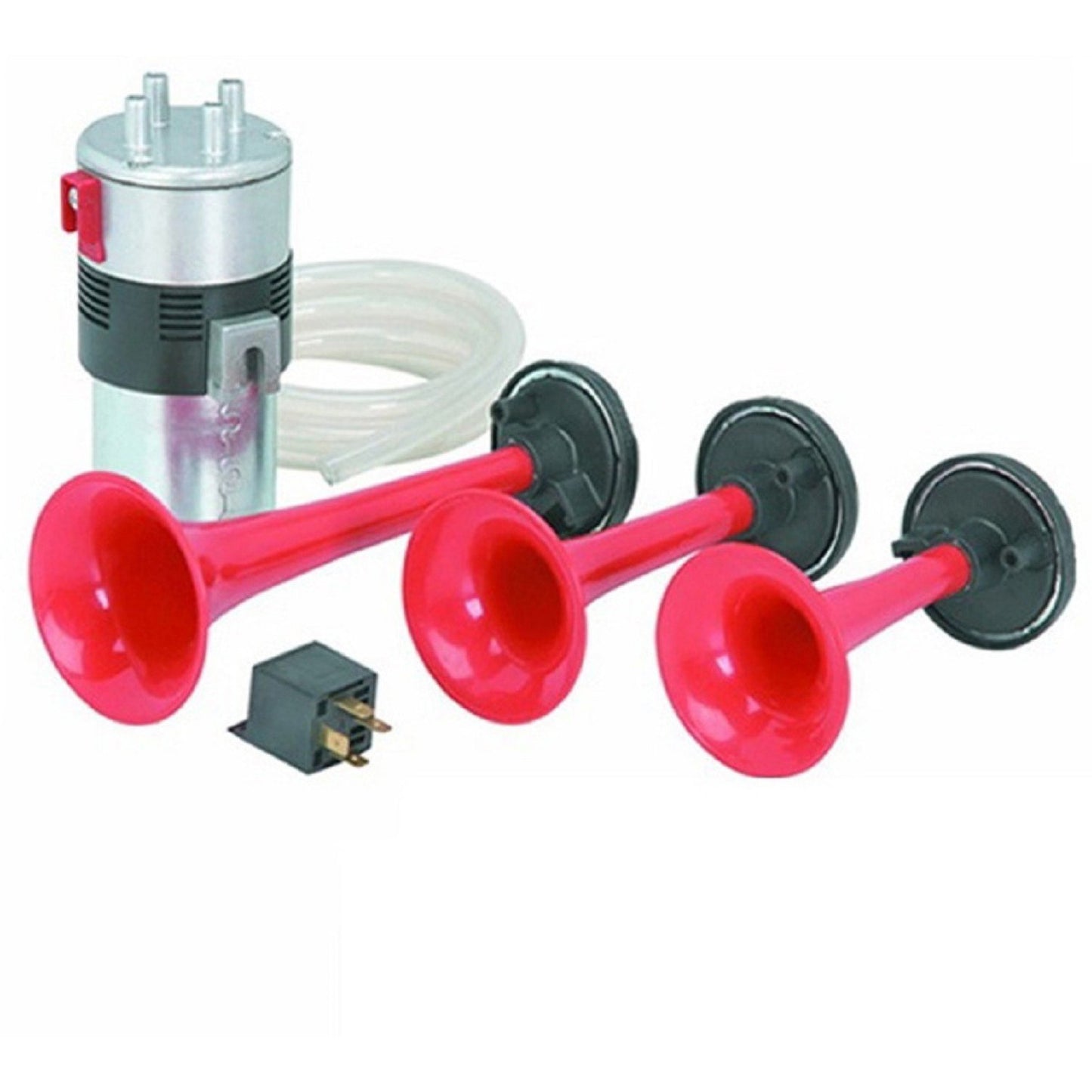 Stebel 3 Pipe Air Horn for Cars, Trucks, Boats, ATVS & Heavy Vehicles