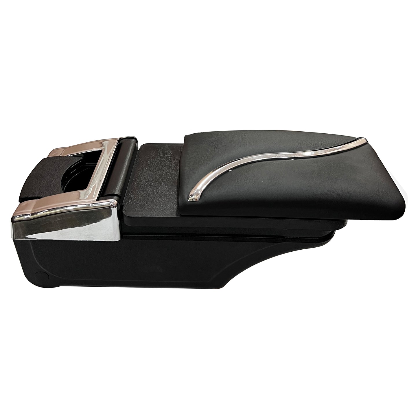 Oshotto PU Leather AR-02 Car Armrest Console Box for All Cars (Black)