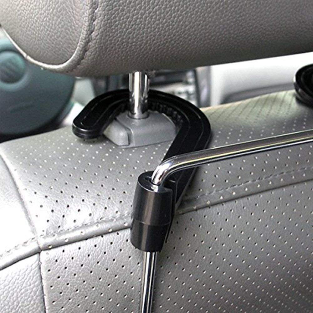 Zento Deals Food Drink Holder Tray- Car Headrest Beverage, Bottle, Food,  Change, Smart Phone Tray Holder- Convenient Durable Tray for Removal Car  Seat Headrest