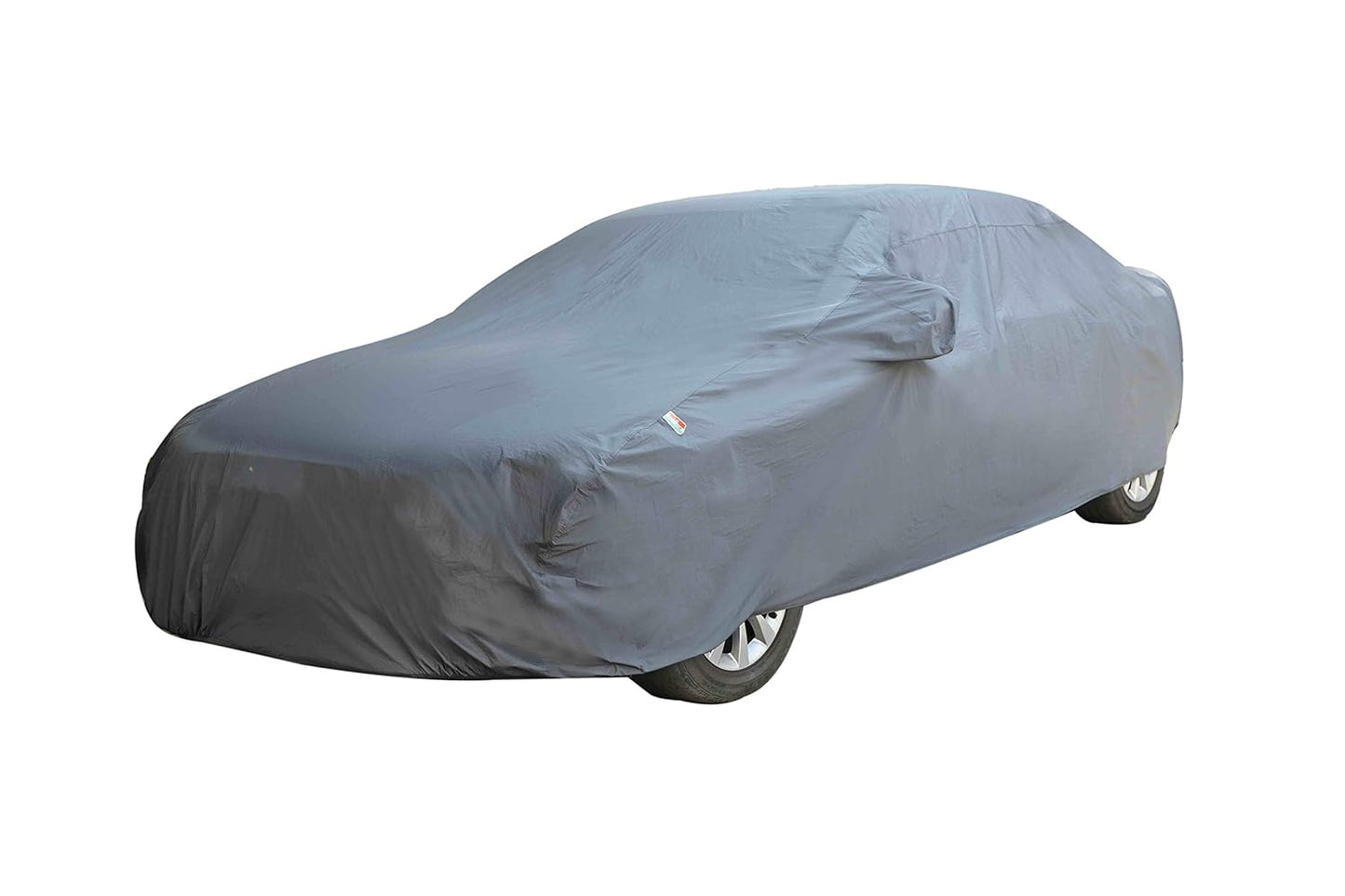 Oshotto Dark Grey 100% Anti Reflective, dustproof and Water Proof Car Body Cover with Mirror Pockets For Nexon