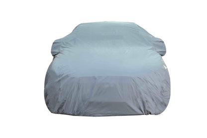 Oshotto Dark Grey 100% Anti Reflective, dustproof and Water Proof Car Body Cover with Mirror Pockets For Nexon