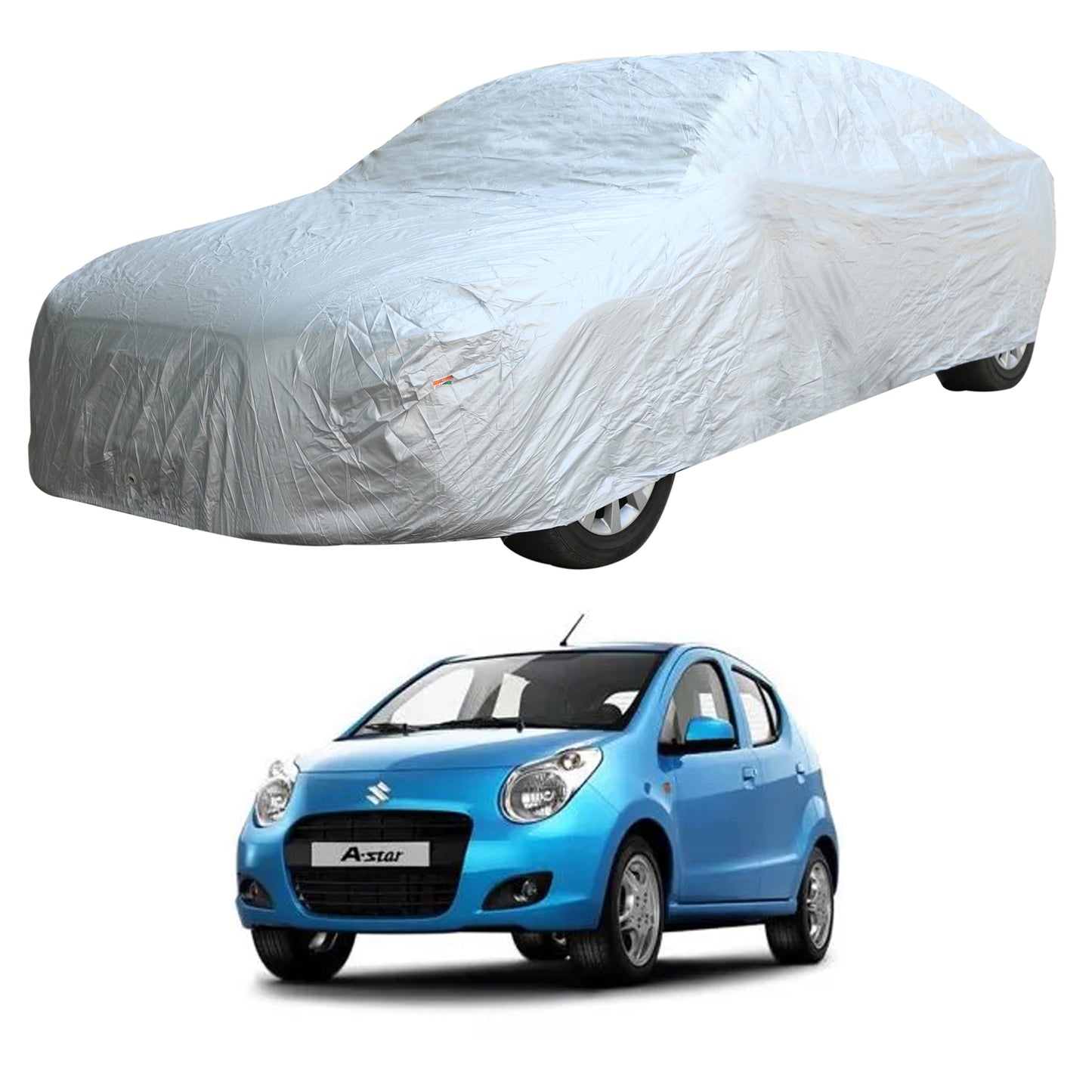 Oshotto Silvertech Car Body Cover (Without Mirror Pocket) For Maruti Suzuki A-Star