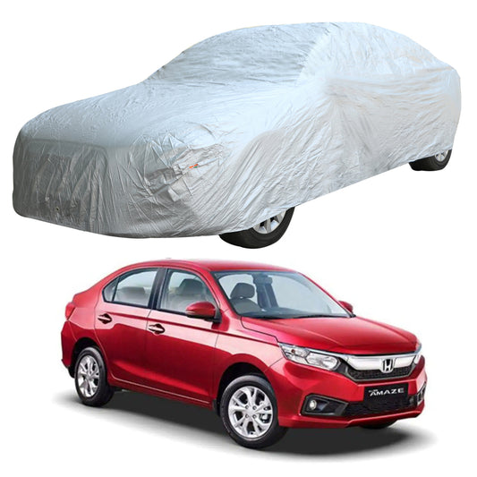 Oshotto Silvertech Car Body Cover (Without Mirror Pocket) For Honda Amaze 2018-2023