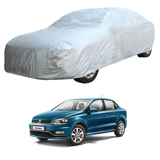 Oshotto Silvertech Car Body Cover (Without Mirror Pocket) For Volkswagen Ameo (with Mirror Pocket)