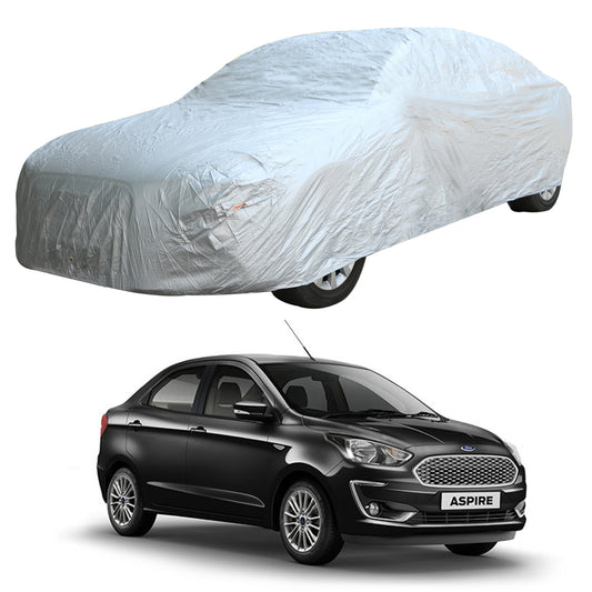 Oshotto Silvertech Car Body Cover (Without Mirror Pocket) For Ford Aspire