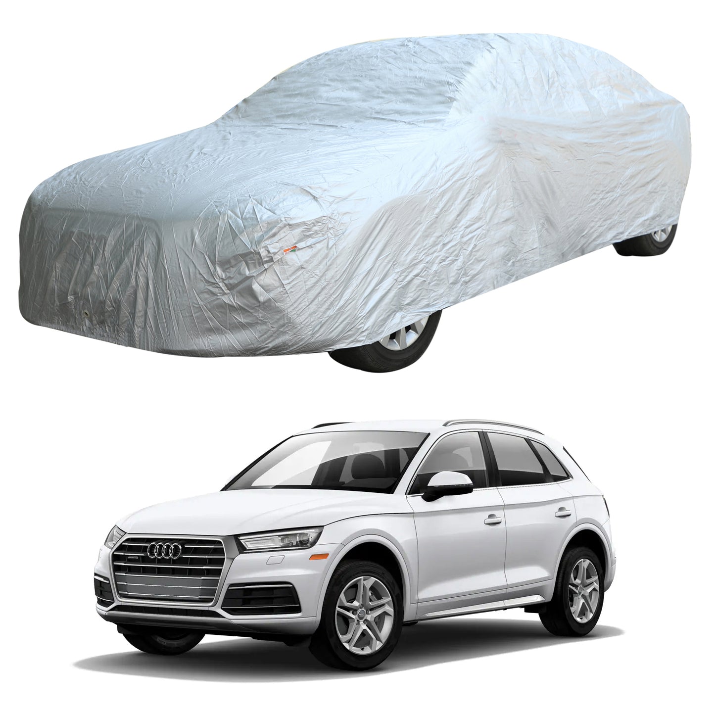 Oshotto Silvertech Car Body Cover (Without Mirror Pocket) For Audi Q5