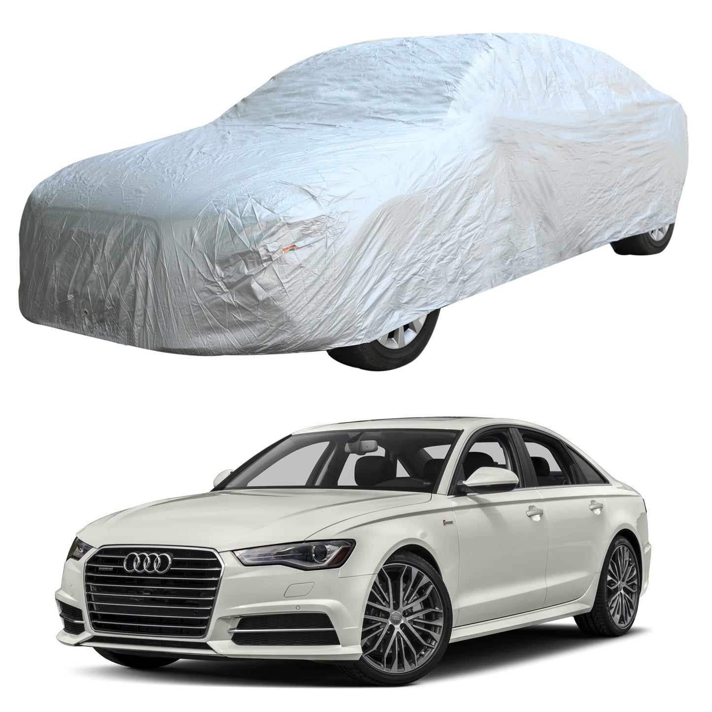 Oshotto Silvertech Car Body Cover (Without Mirror Pocket) For Audi A6