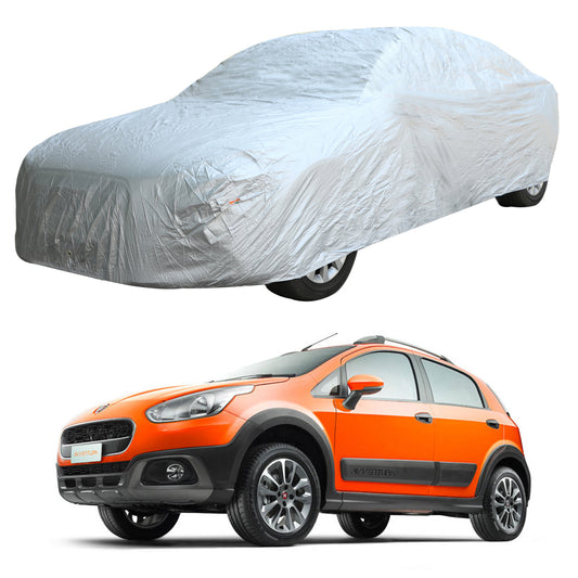 Oshotto Silvertech Car Body Cover (Without Mirror Pocket) For Fiat Avventura